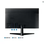 Samsung Monitor LF24T350FHM Back Side Ports Infograghic