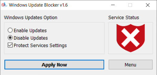 windows update blocker