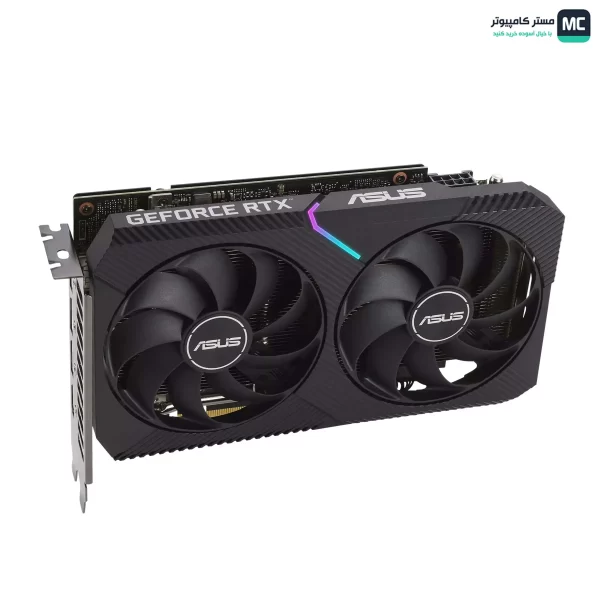 ASUS DUAL RTX 3060 O12G V2 Front Side 2