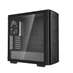 Deepcool Case CK560 Black Right Side From Grounf In White Background