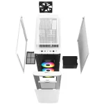 Deepcool CK560 White Component Up Side