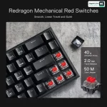 CASTOR K631 RGB Red Switches