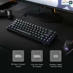 CASTOR K631 RGB In Dark Gaming Desk