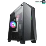 GAMEMAX Nova N6 Mid Tower Gaming Case Left Front Side RGB On