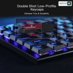 Horus K618 RGB Doubleshot Low Profile Keycaps