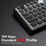 Redragon A130 Black 104 Keys Standard