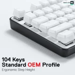 Redragon A130 White 104 Key Standard OEM Profile