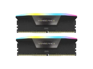تصویر اصلی رم کورسیر VENGEANCE RGB Black 32GB 16GBx2 5600MHz CL36 DDR5