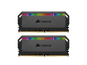 رم کورسیر Dominator Platinum RGB Black 32GB 16GBx2 5200MHz CL40 DDR5 عکس اصلی