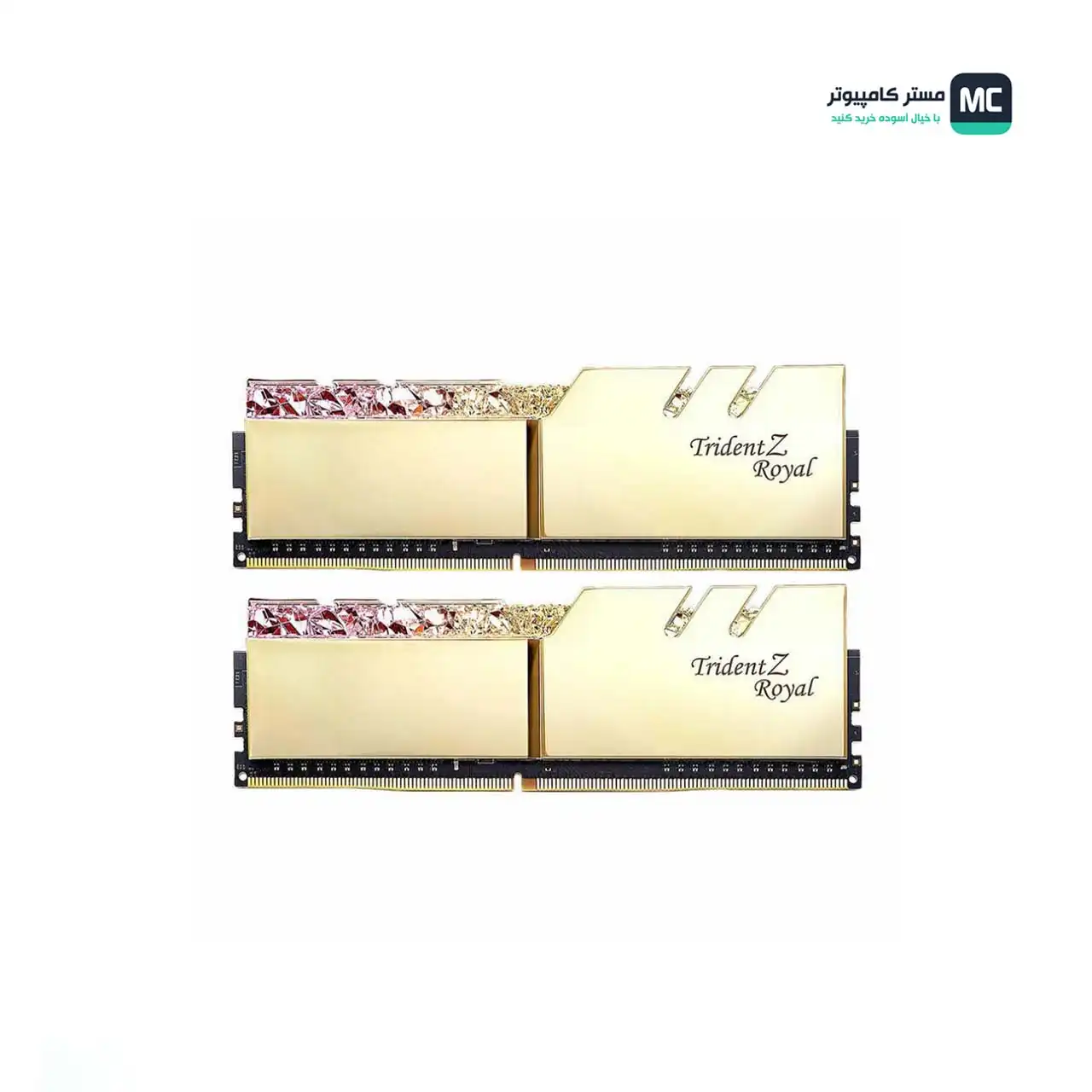 تصویر اصلی رم جی اسکیل مدل Trident Z Royal Gold DDR4 32GB 16GBx2 3600MHz CL18